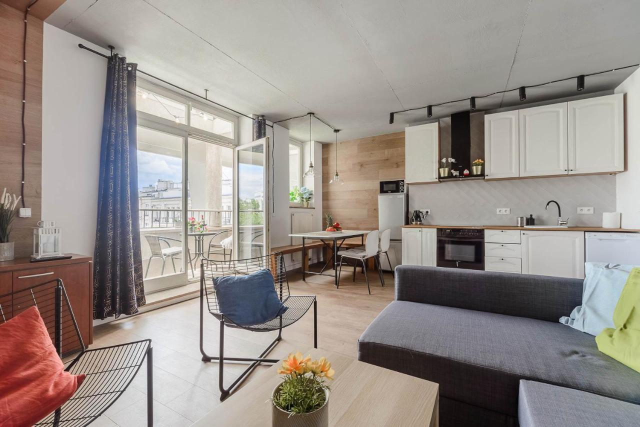 Stylish Apartment In The City Center Of Warsaw Luaran gambar